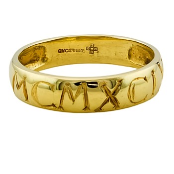 9ct Gold 2.8g Wedding Ring Size P